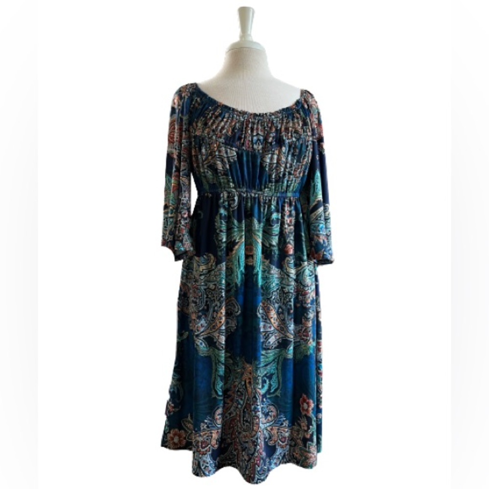 Boston Proper Paisley Print Dress Size 10